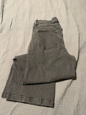 Gap high rise wide leg cropped jeans